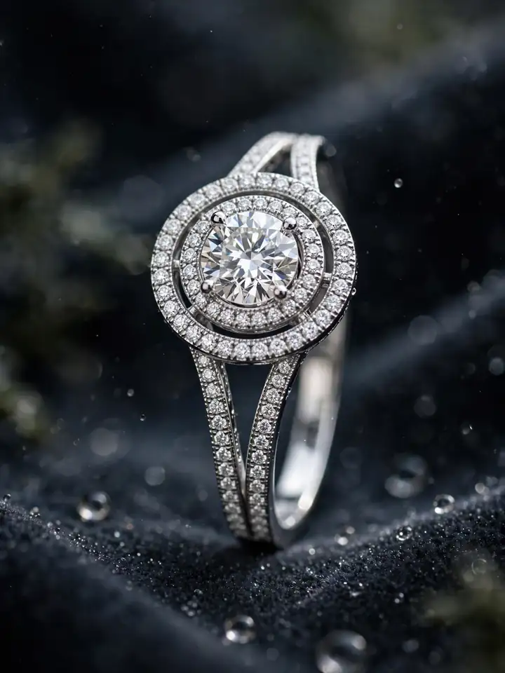 Fancy diamond ring designs with intricate luxury detailing